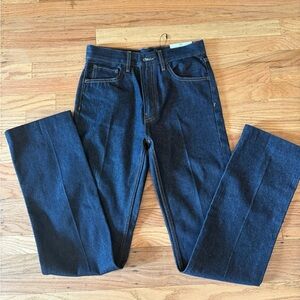 Zara Women's High Rise Dark Blue Jeans